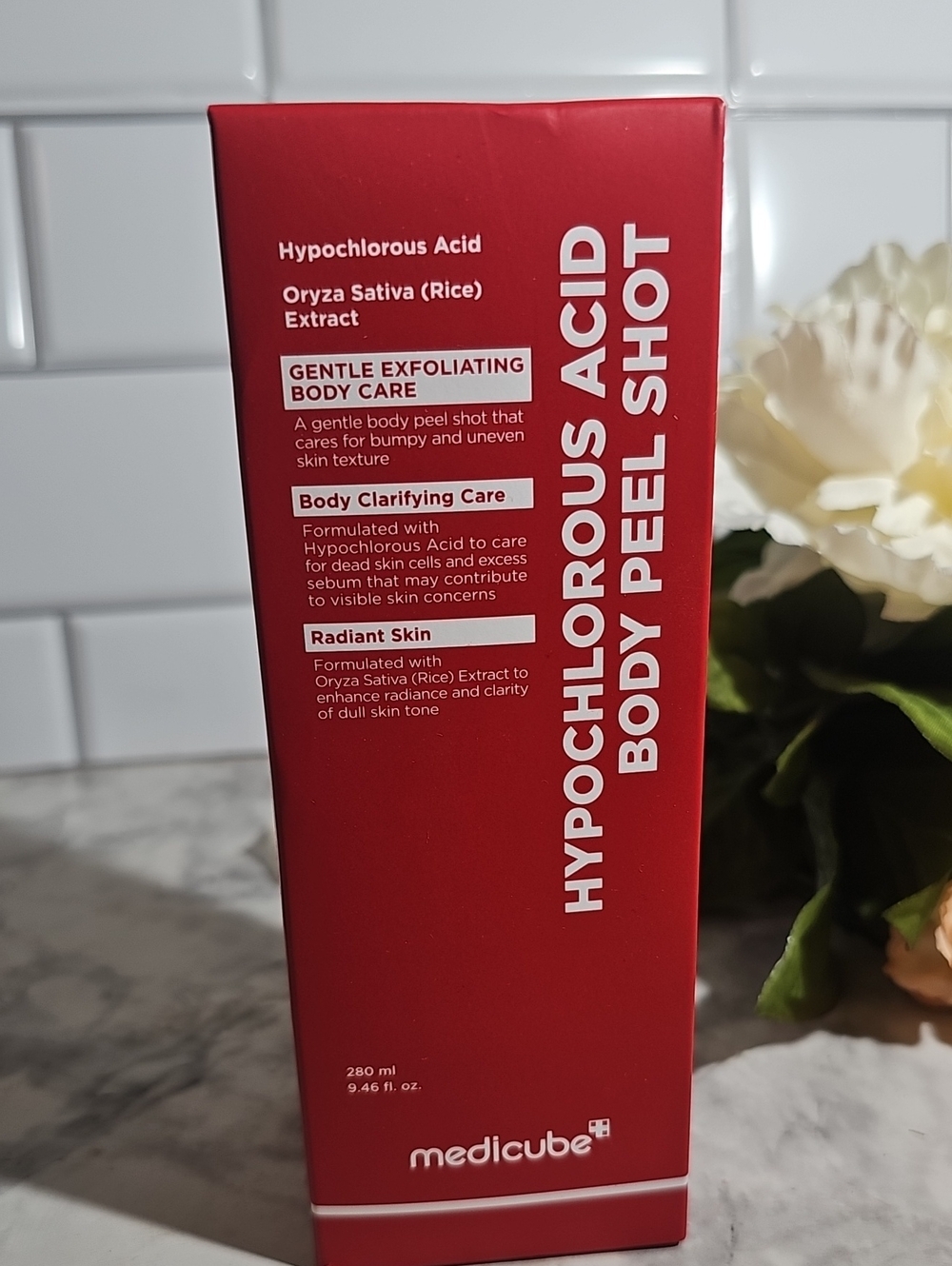 New Medicube Hypochlorous Acid Body Peel Shot - Red